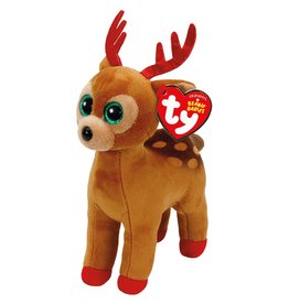 Ty Ty Beanie Boo's Kerst Tinsel het Bruine Rendier15cm