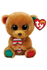 Ty Ty beanie Buddy Kerst Bella het Bruine Beertje 24cm Ty Ty beanie Buddy Kerst Bella het Bruine Beertje 24cm