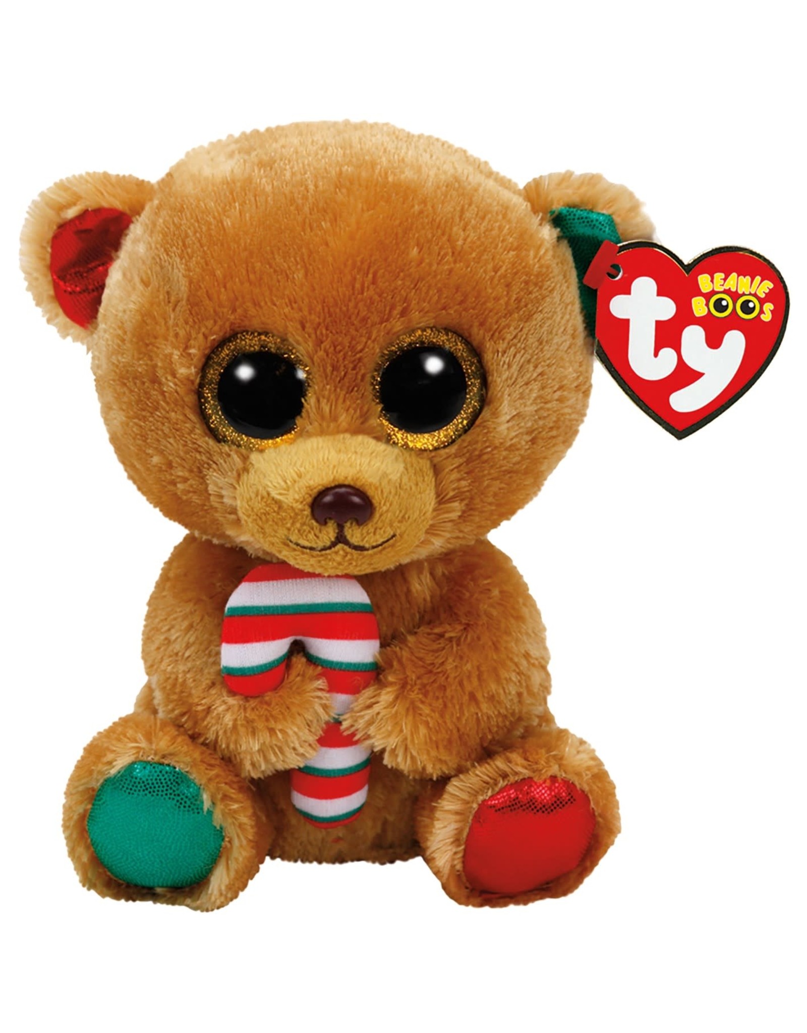 Ty Ty beanie Buddy Kerst Bella het Bruine Beertje 24cm