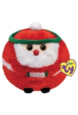 Ty Ty Beanie Ballz Kerst Kringle de Kerstman 12cm