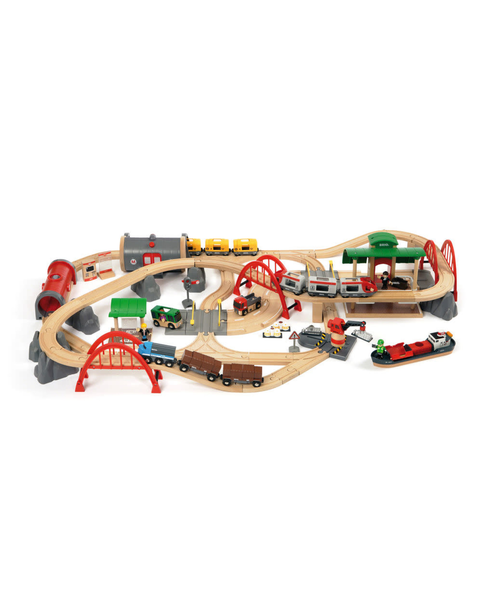 Brio Brio 33052 Treinset Deluxe - Deluxe Railway set