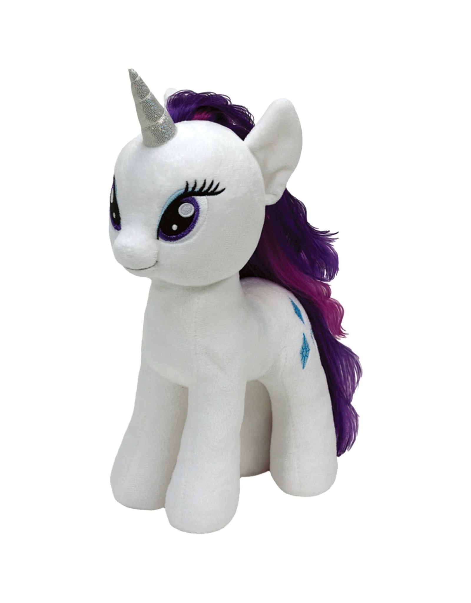 Ty Ty My Little Pony Rarity, Wit/Paars 24cm