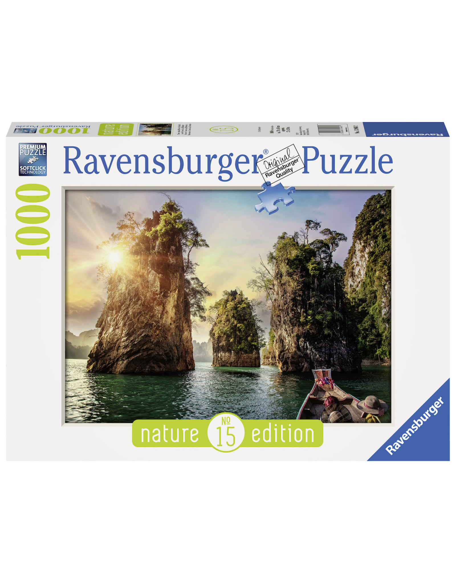 Ravensburger Ravensburger puzzel 139682 Three rocks in Cheow, Thailand  1000 stukjes