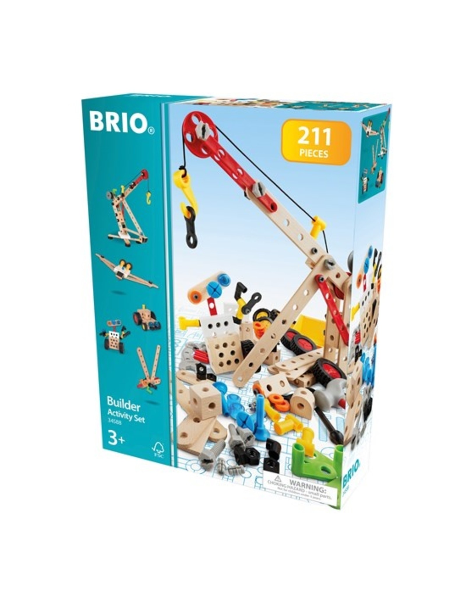 Brio Brio Builder 34588  Activiteitenset  -  Activity Set (211-delig)