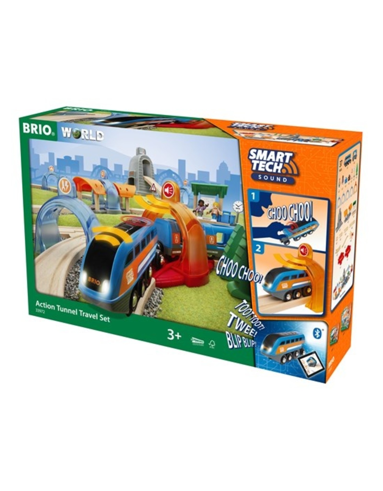 Brio Brio World 33972 Smart Tech Sound Action Tunnel Reisset - Travel Set