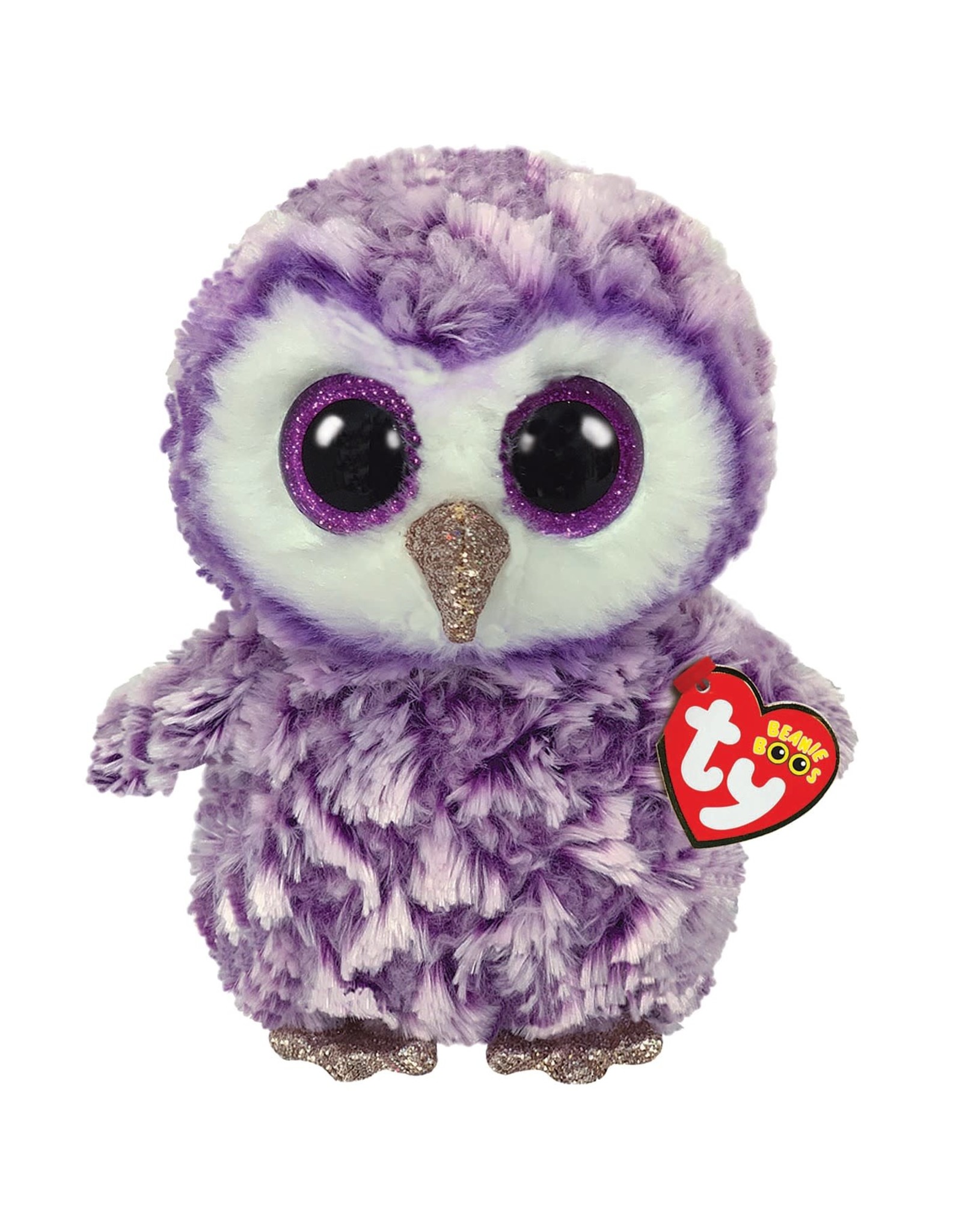 Ty Ty Beanie Buddy Moonlight de Paarse Uil 24cm