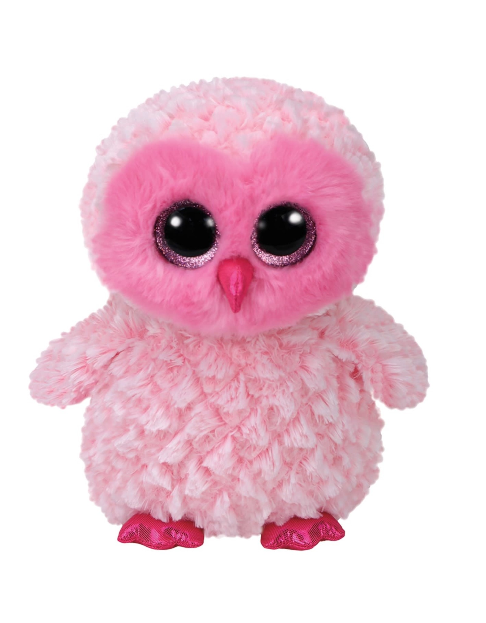 Ty Ty Beanie Buddy Twiggy de Roze Uil 24cm