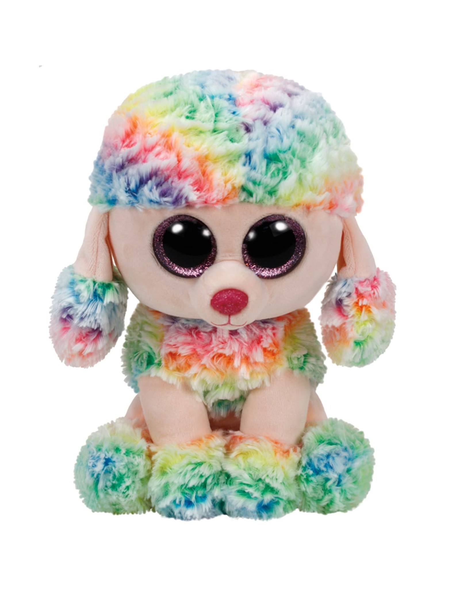 Ty Ty Beanie Buddy Rainbow de Regenboog Poedel  24cm