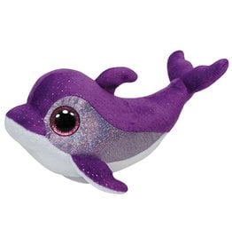 Ty Ty Beanie Boo’s Flips de Paarse Dolfijn 15cm