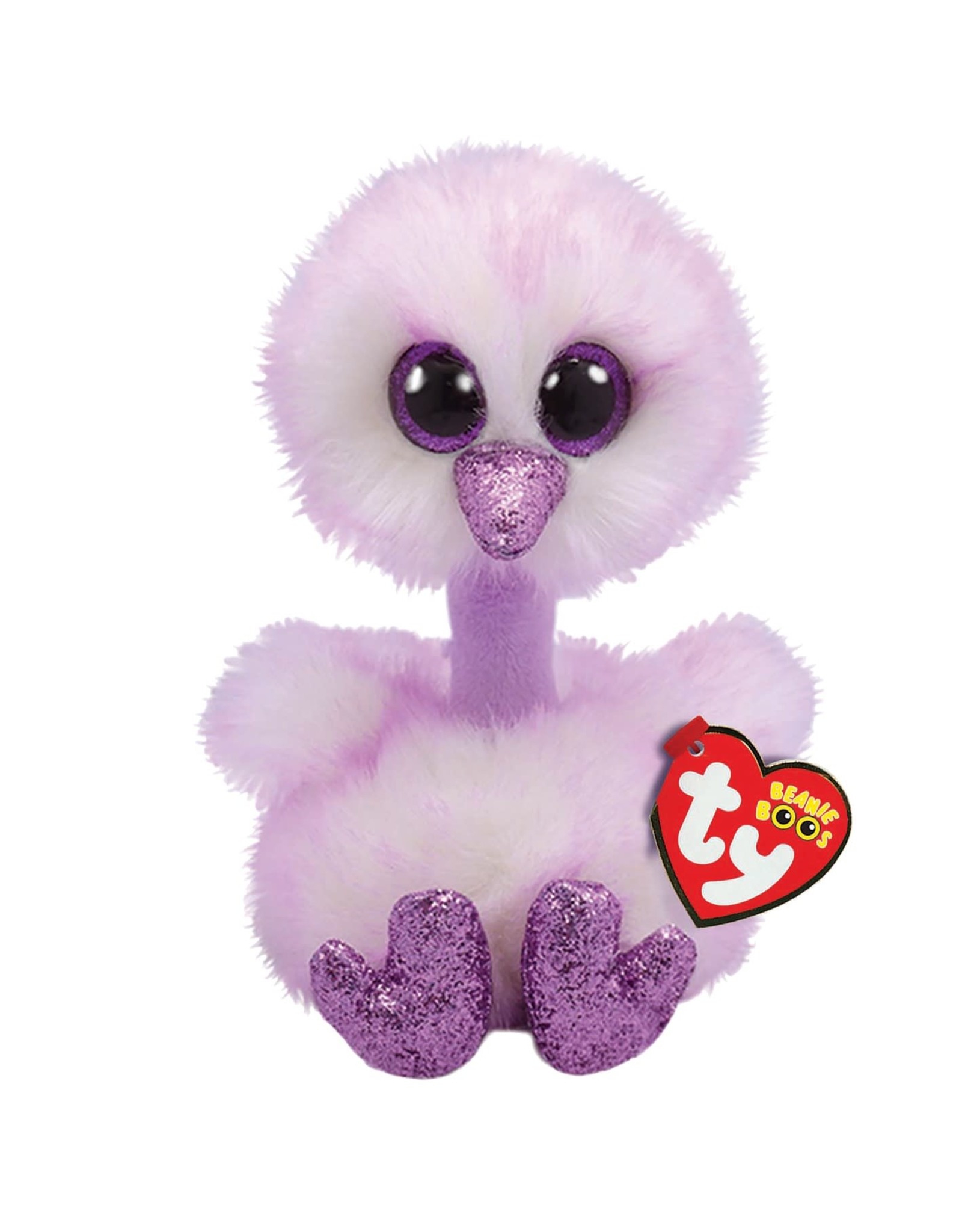 Ty Ty Beanie Boo's Kenya de Paarse Struisvogel 15cm