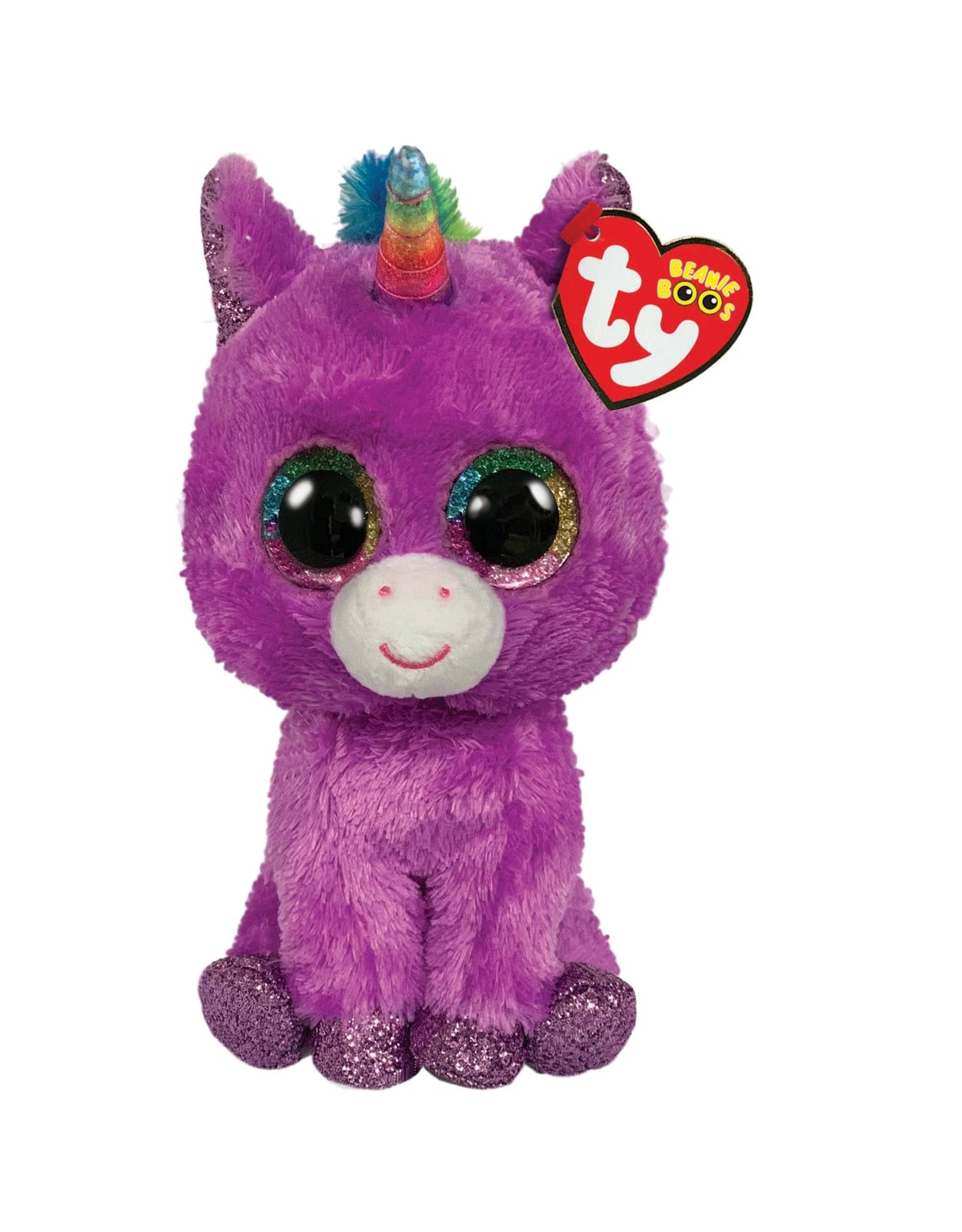 Ty Ty Beanie Boo's Rosette de Paarse Eenhoorn 15cm