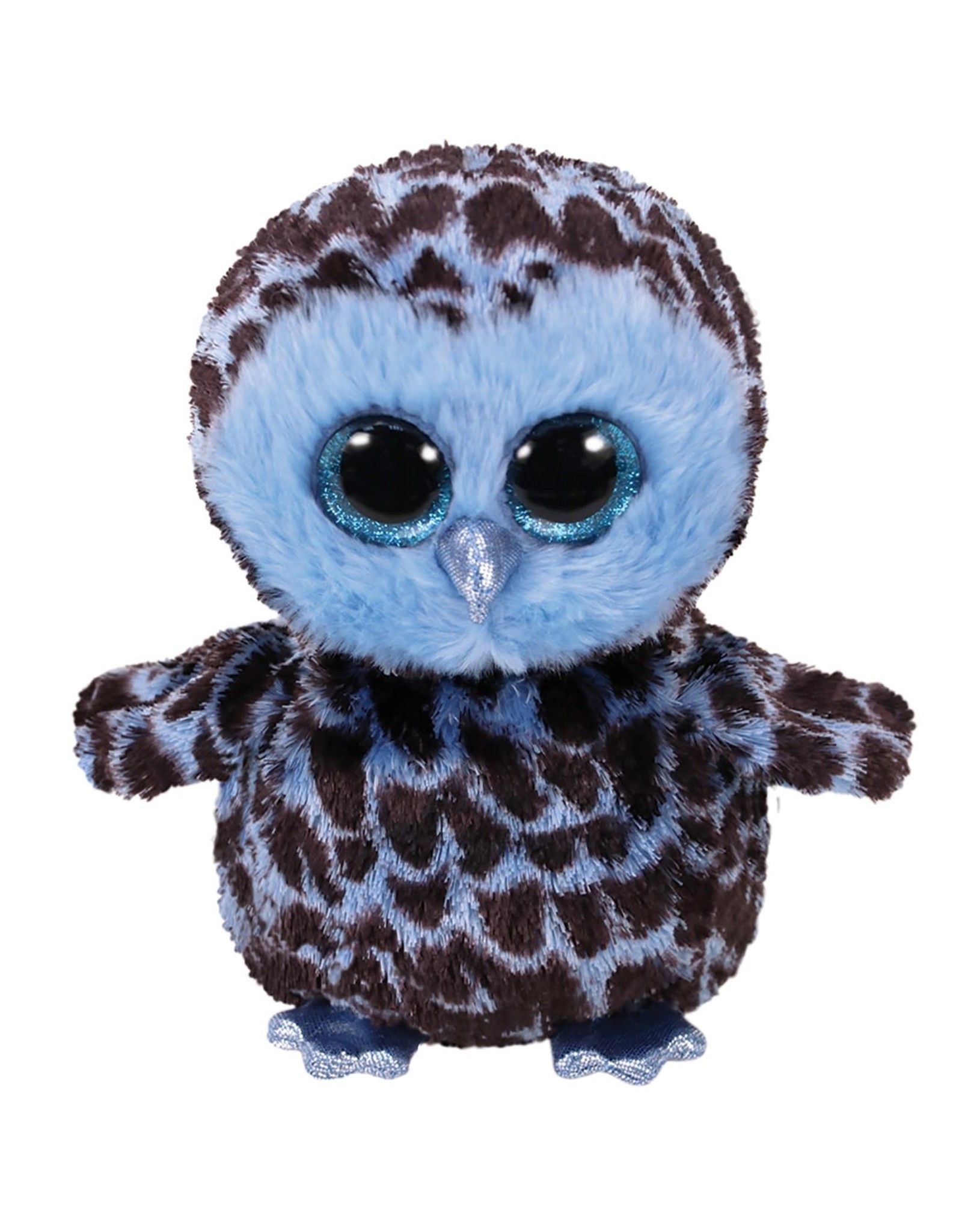 Ty Ty Beanie Boo's Yago de Blauw/Zwarte Uil 15cm