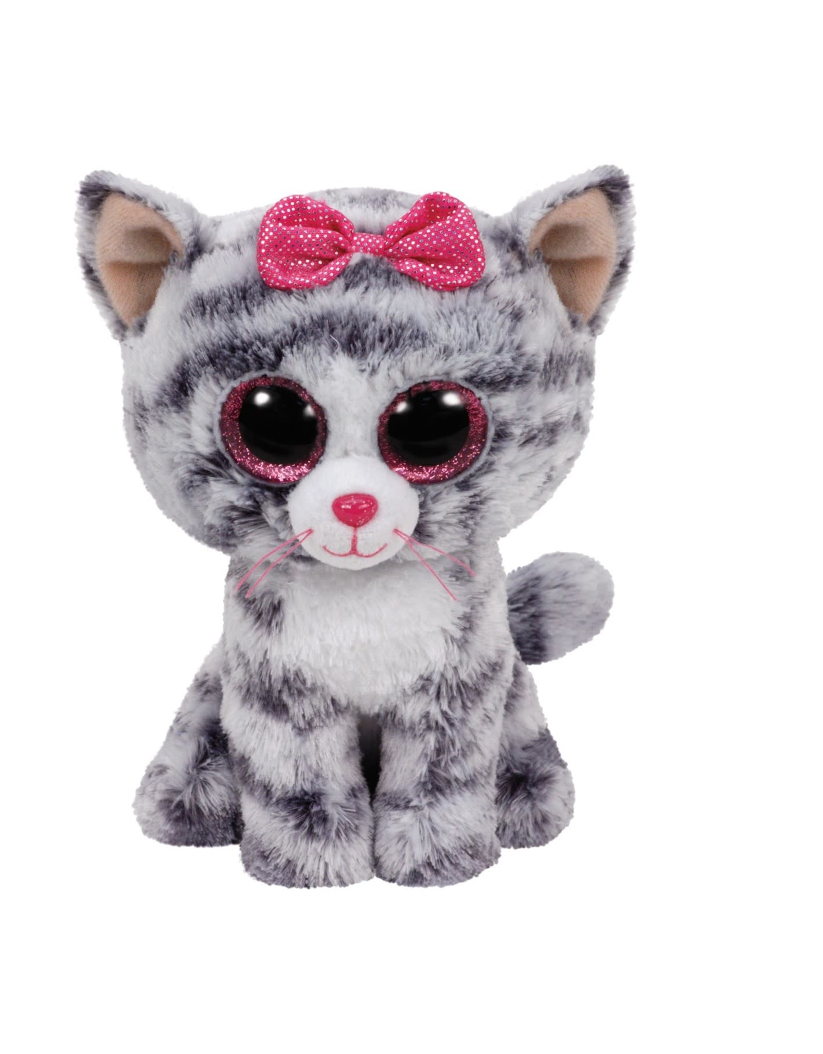 Ty Ty Beanie Boo's Kiki de Grijze Kat 15cm