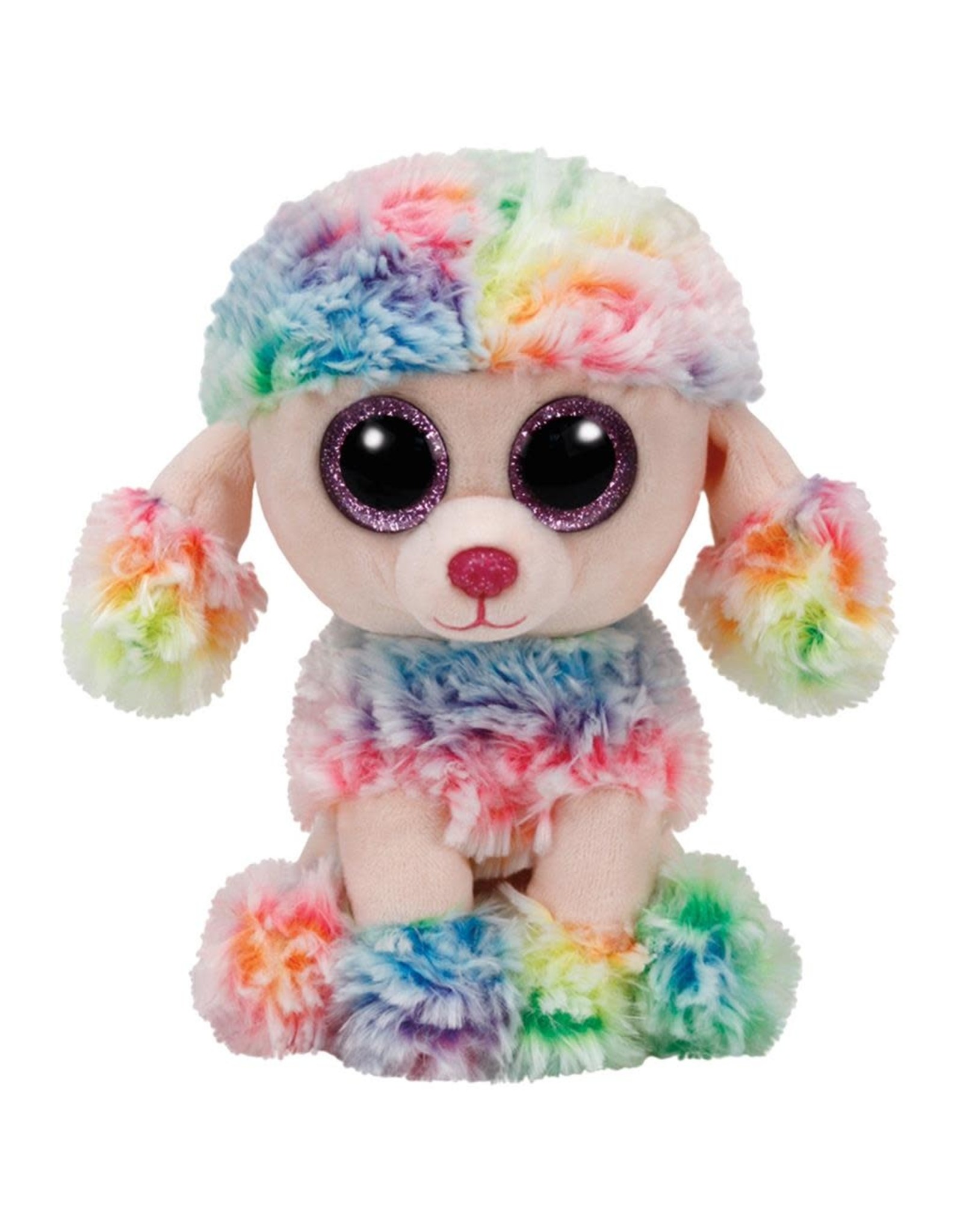 Ty Ty Beanie Boo's Rainbow de Regenboog Poedel 15cm