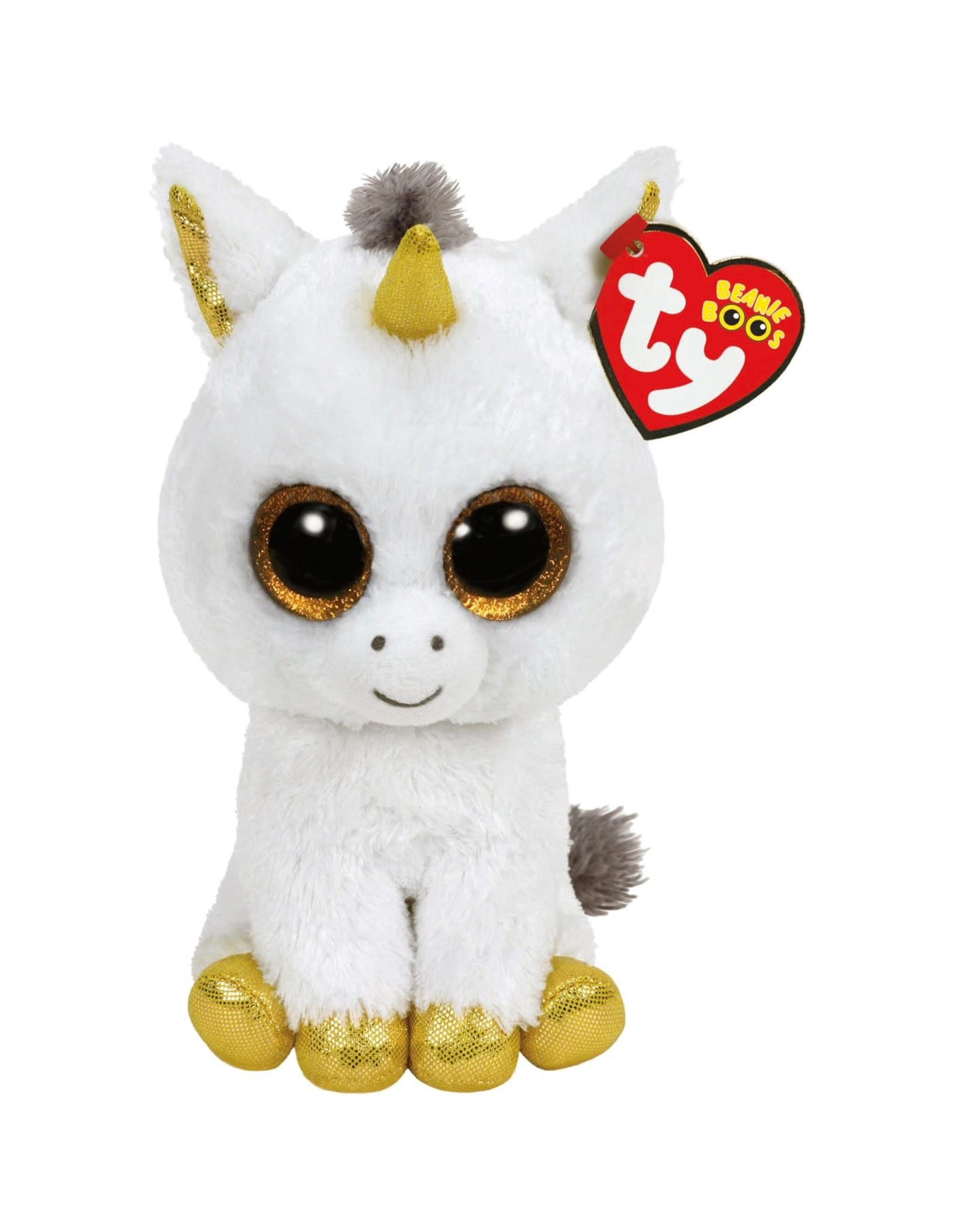 Ty Ty Beanie Boo's Pegasus de Witte Eenhoorn 15cm