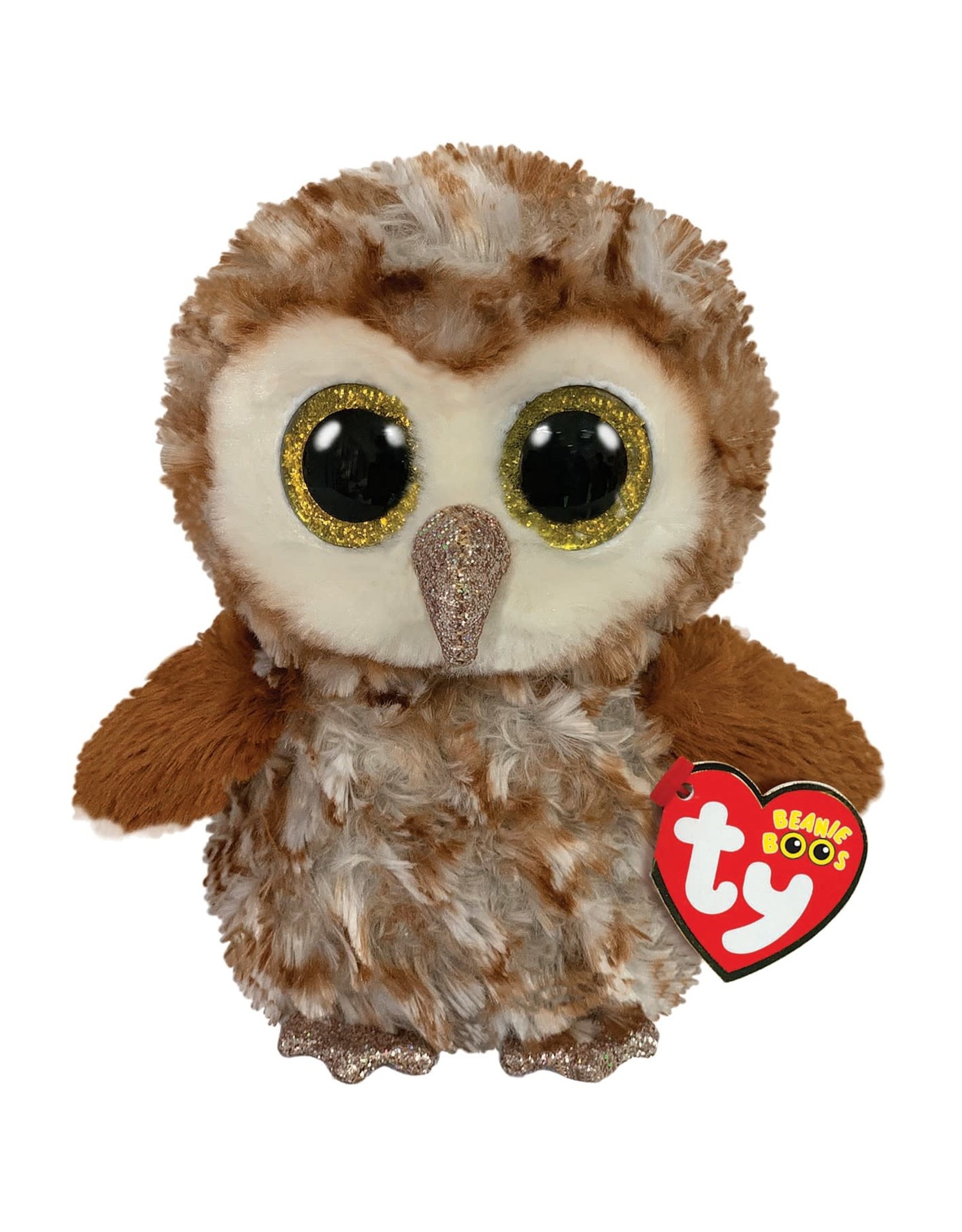 Ty Ty Beanie Boo's Percy de Bruine Uil 15cm