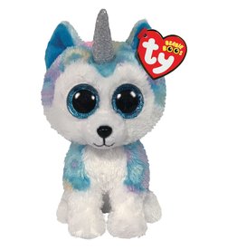 Ty Ty Beanie Boo's Helena de Blauwe Eenhoorn Husky 15cm