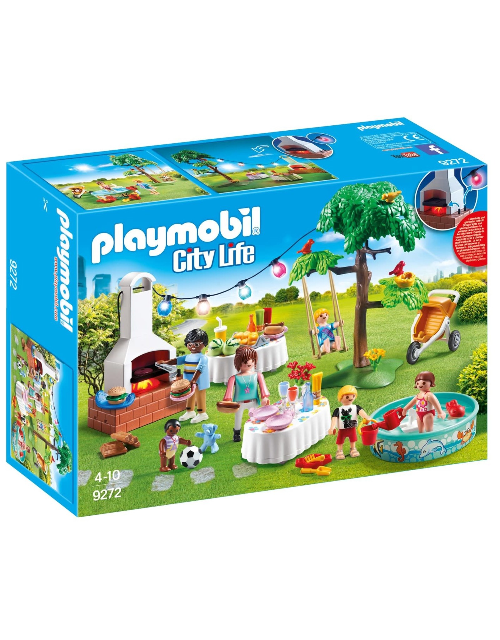 Playmobil Playmobil City Life 9272 Familiefeest met Barbecue