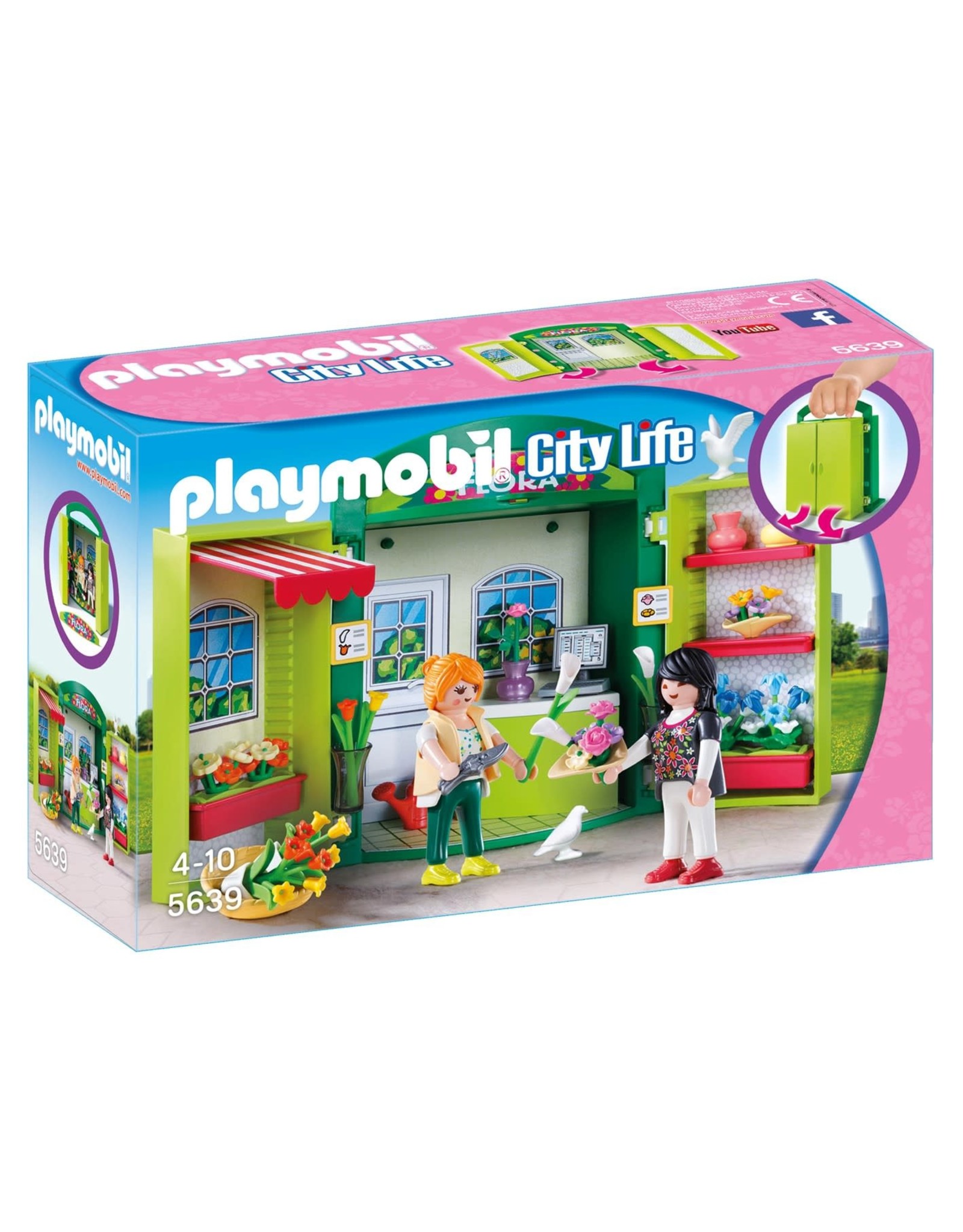 Playmobil Playmobil City Life 5639 Speelkoffer Bloemenwinkel