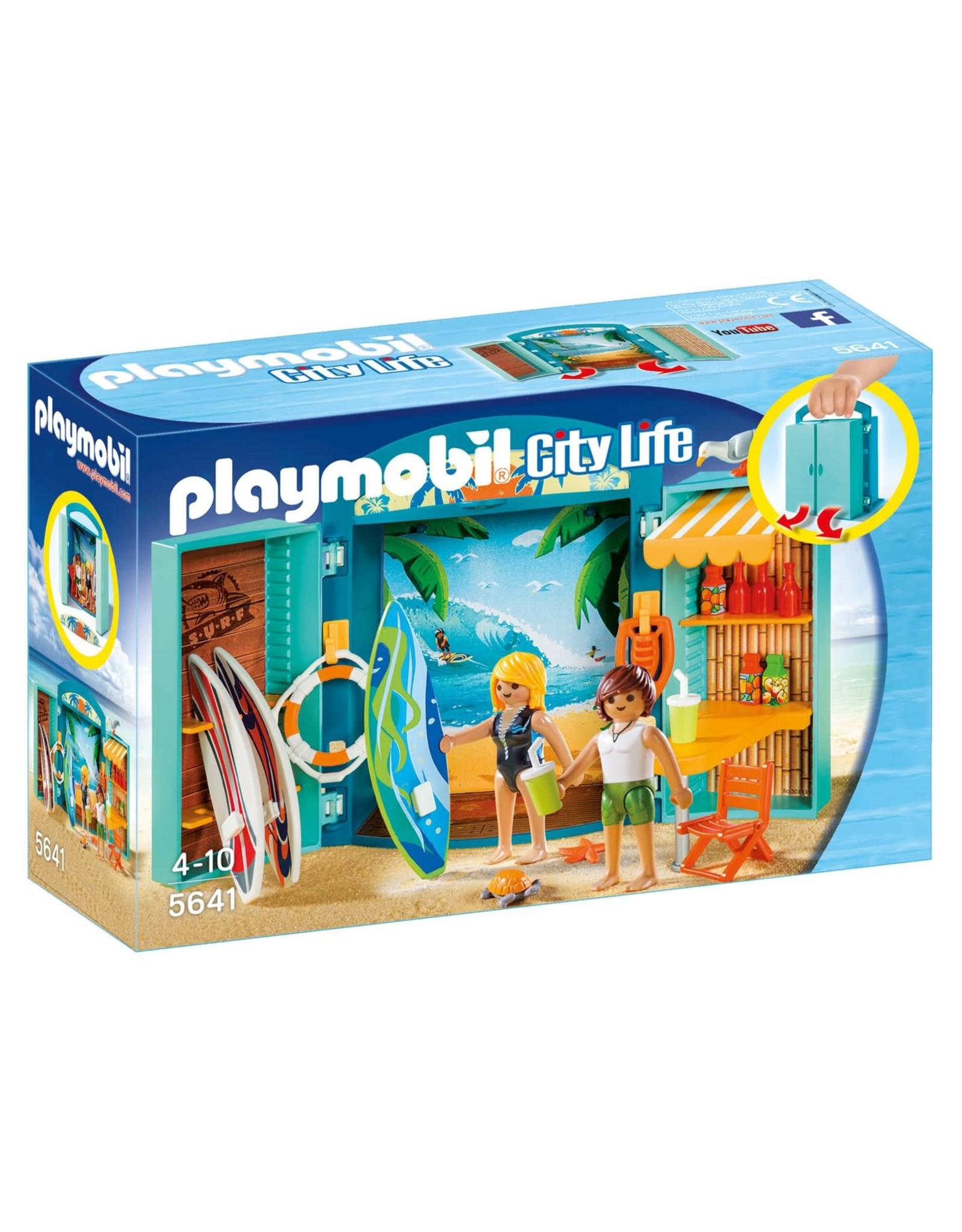 Playmobil Playmobil City Life  5641 Speelkoffer Surfshop