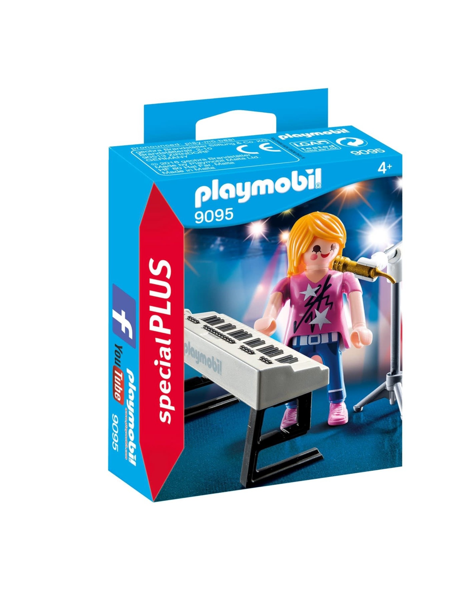 Playmobil Playmobil Special Plus 9095 Zangeres met Keyboard