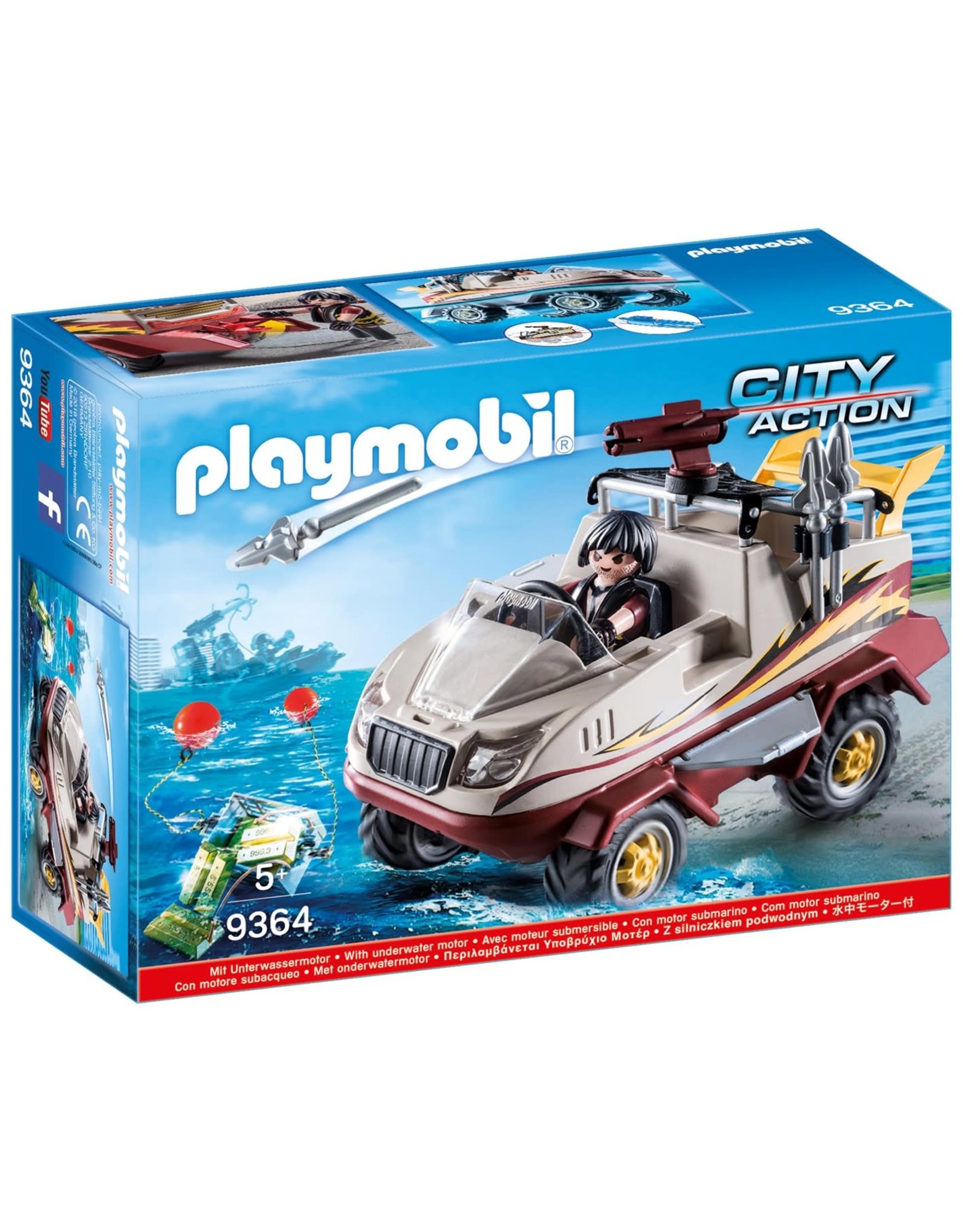 Playmobil Playmobil City Action 9364 Amphibie voertuig