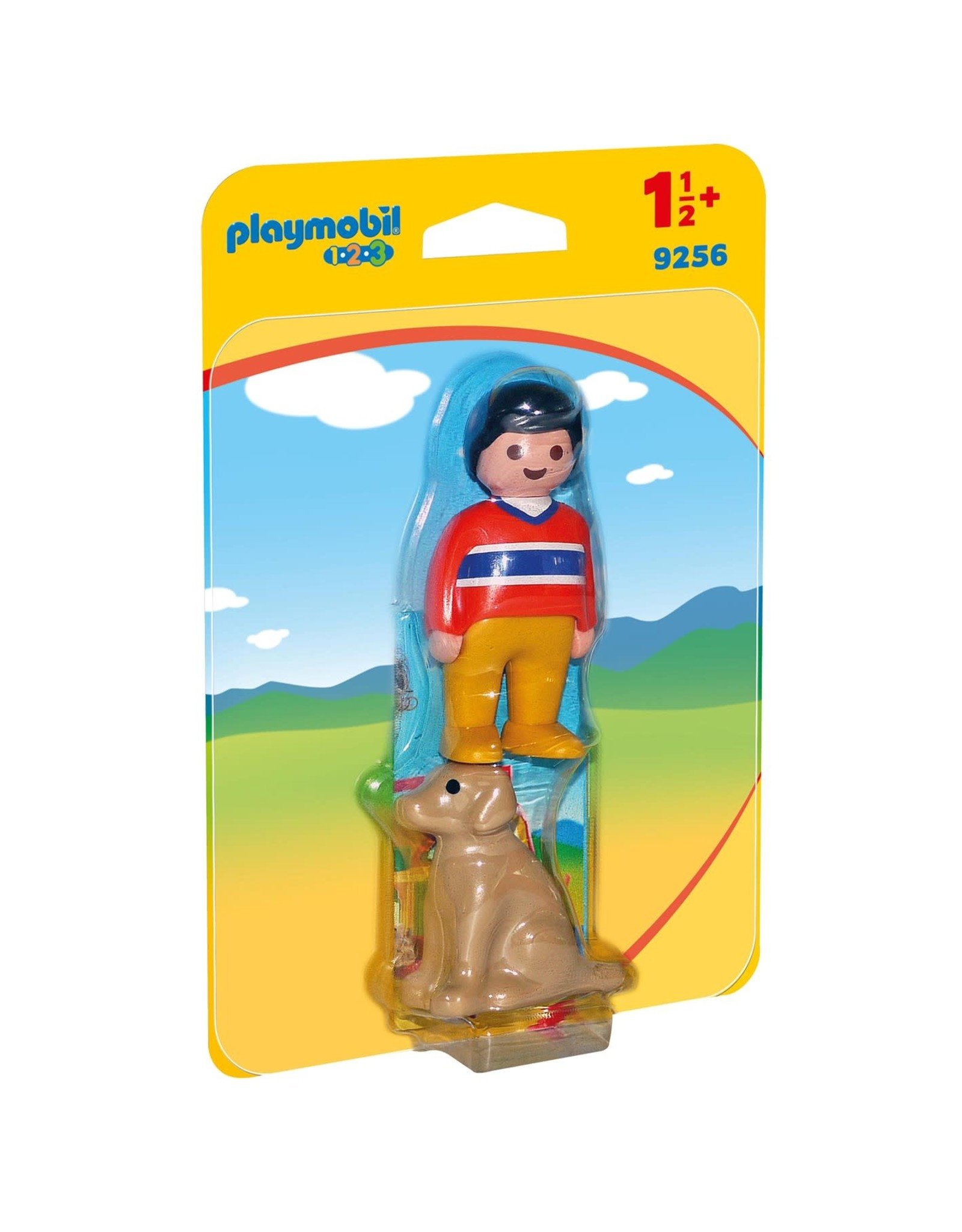 Playmobil Playmobil 1.2.3  9256 Man met Hond