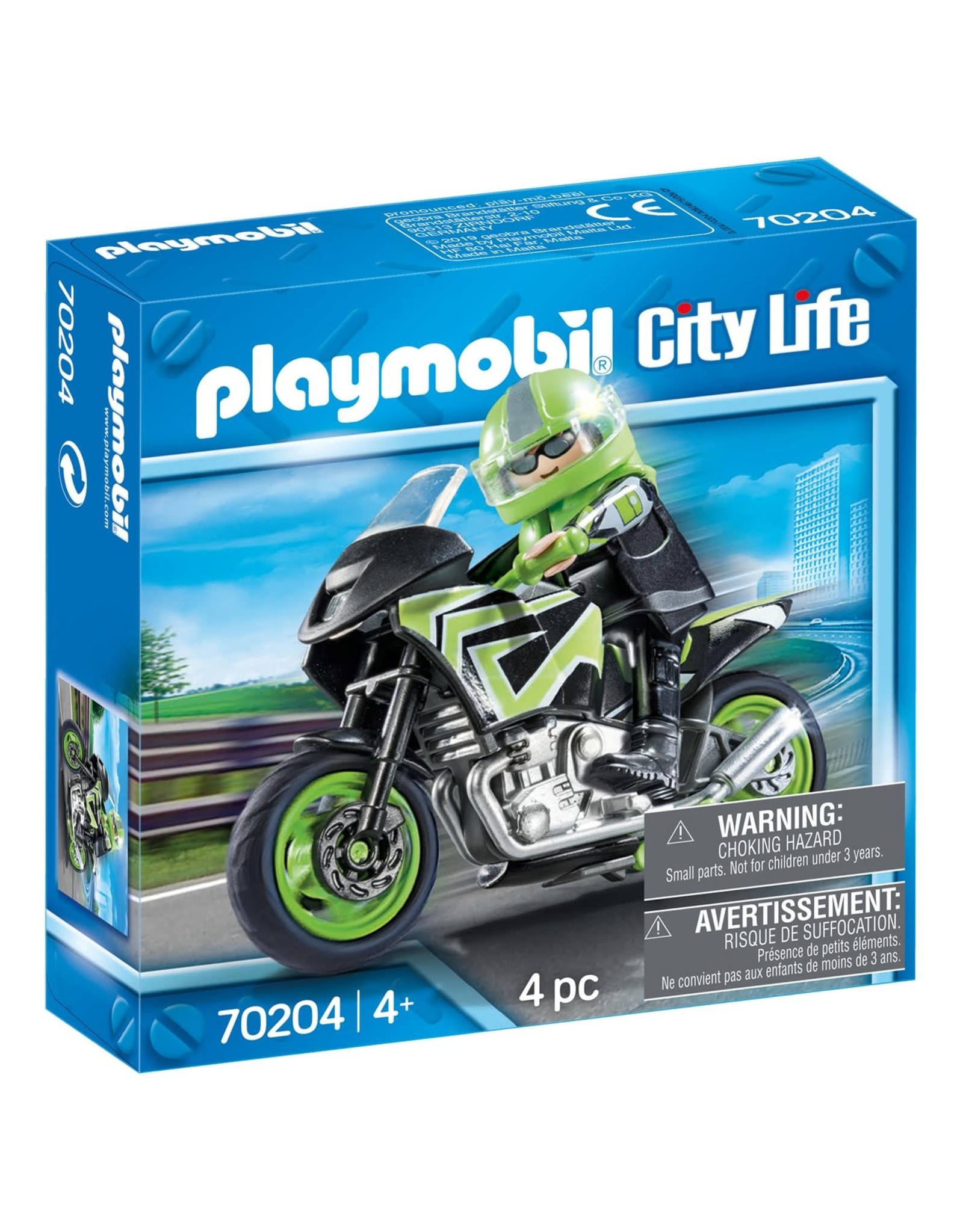 Playmobil Playmobil City Life 70204 Motorrijder