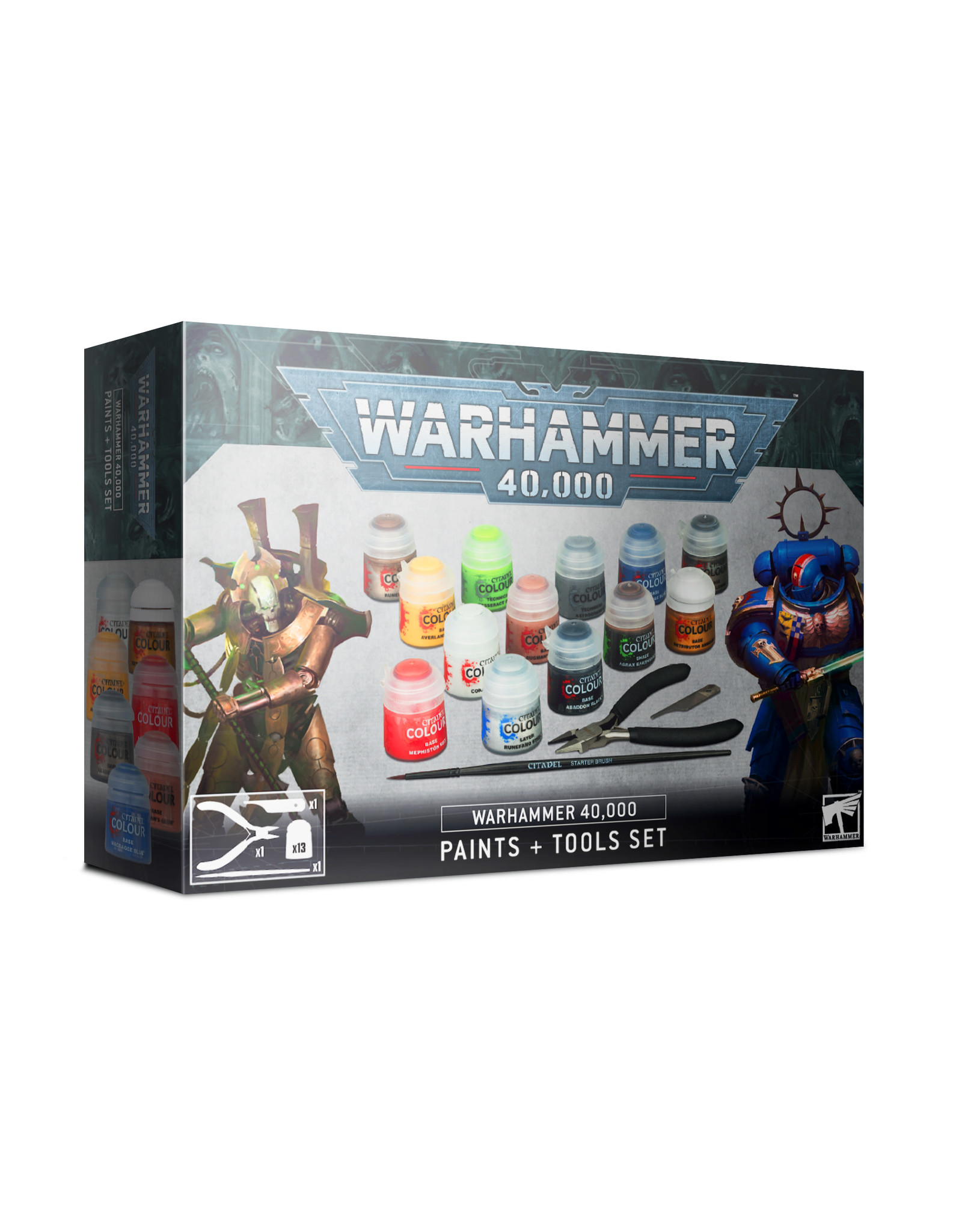 Warhammer Warhammer 40.000 Paints + Tools set