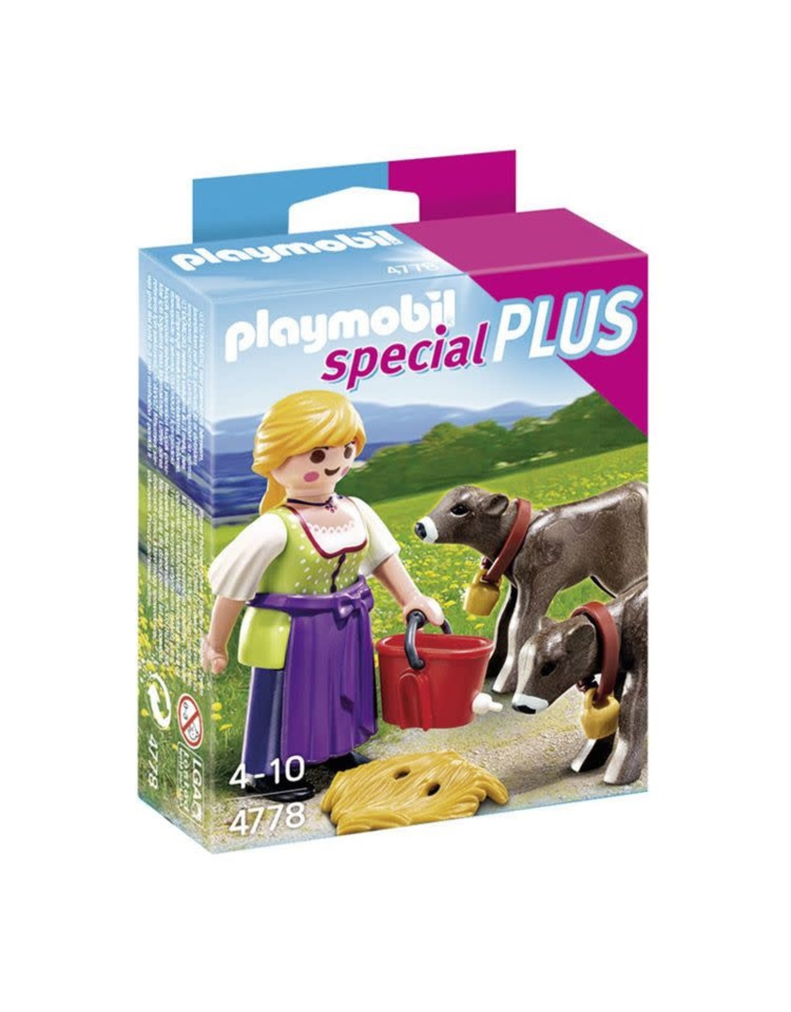 Playmobil Playmobil Special Plus 4778 Boerin met Kalfjes