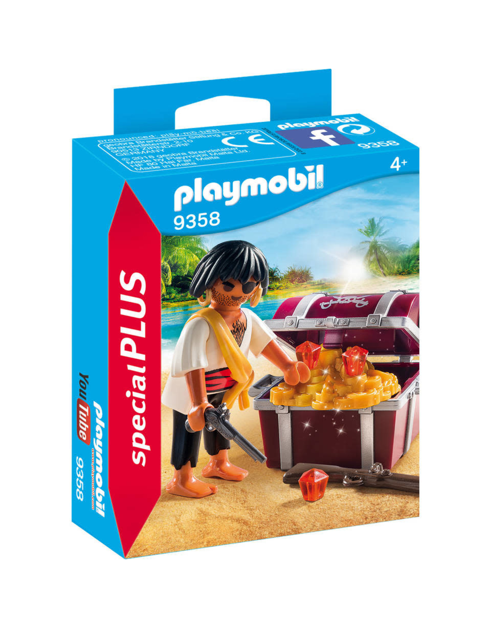 Playmobil Special Plus 9358 Piraat met Schatkist
