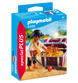 Playmobil Playmobil Special Plus 9358 Piraat met Schatkist