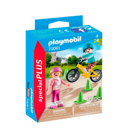 Playmobil Playmobil Special Plus 70061 Kinderen met Fiets en Skates