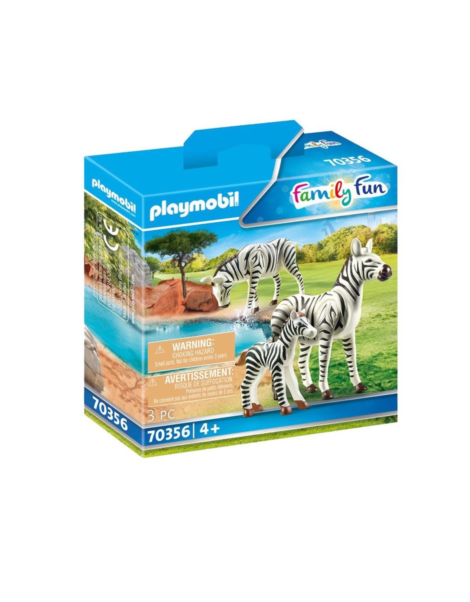 Playmobil Playmobil Family Fun 70356  2 Zebra's met Baby