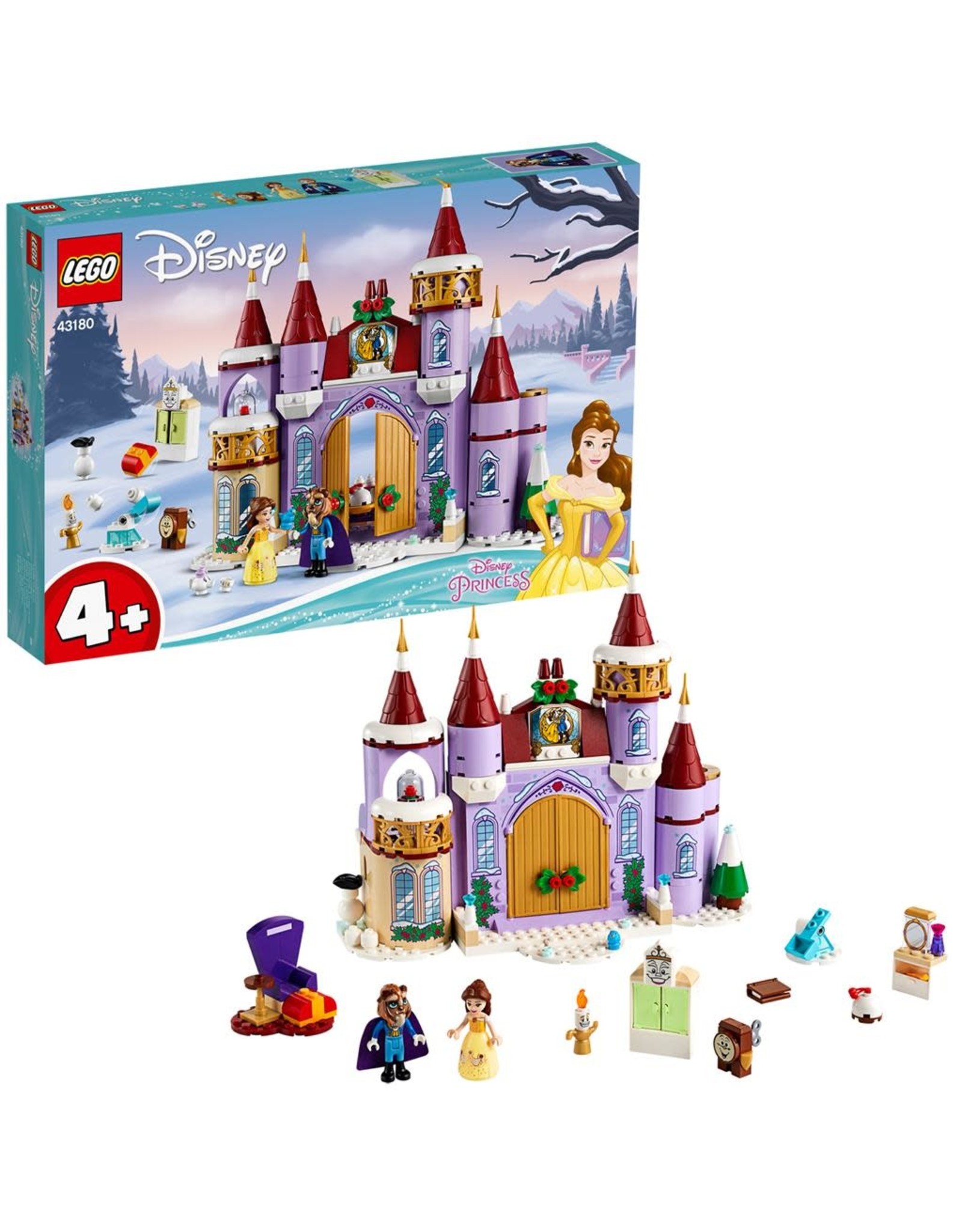 LEGO Lego Disney 43180 Belle's Kasteel Winterfeest - Belle's Castle Winter Celebration