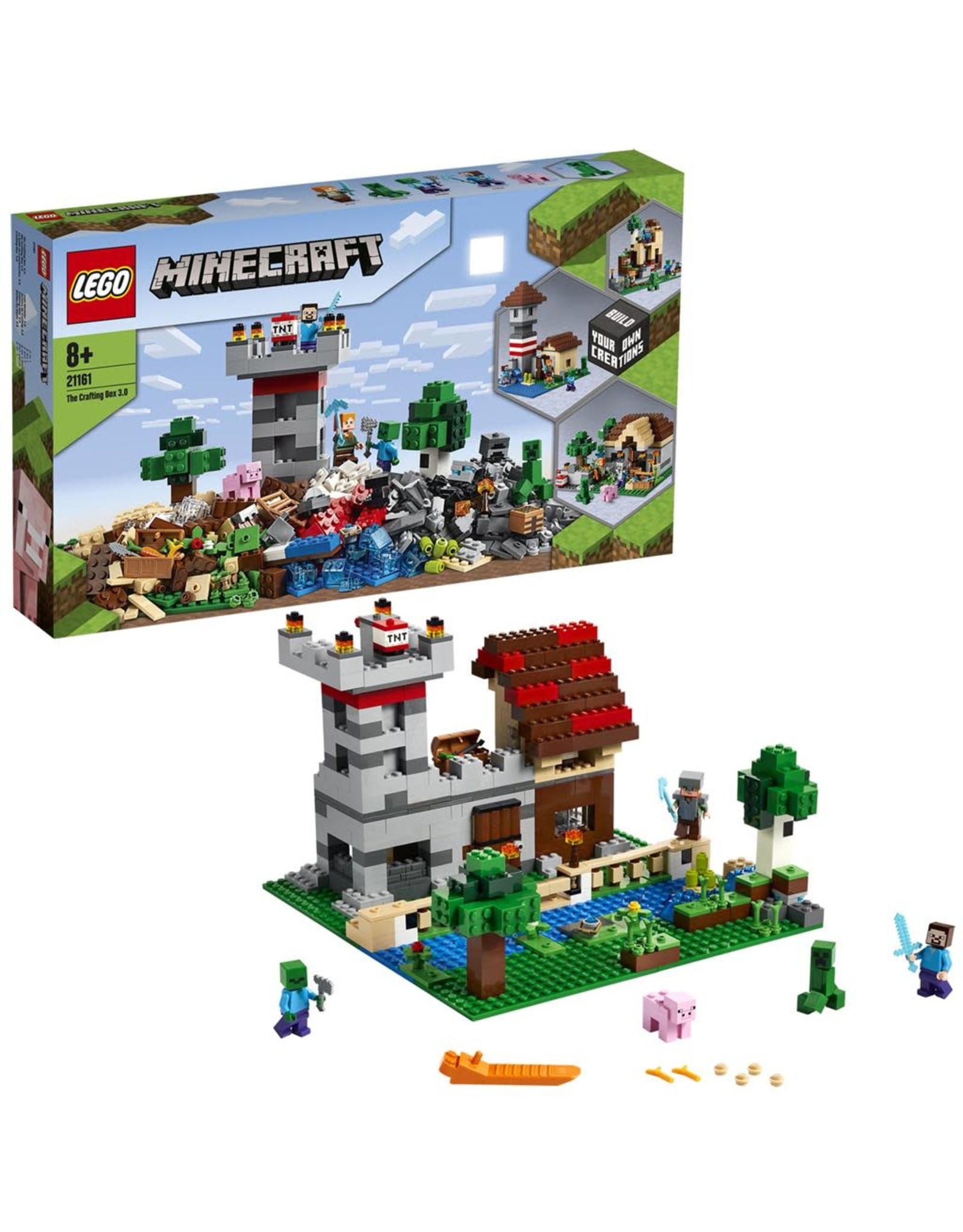 LEGO Lego Minecraft 21161 De Crafting-box 3.0