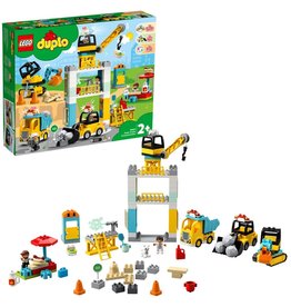 LEGO Lego Duplo 10933 Torenkraan & Bouwterrein - Tower Crane En Construction