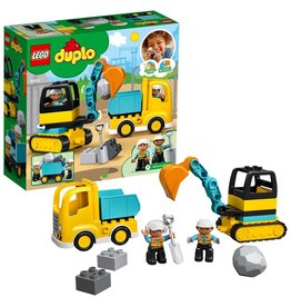 LEGO Lego Duplo 10931 Truck & Graafmachine met Rupsbanden - Truck & Tracked Excavator