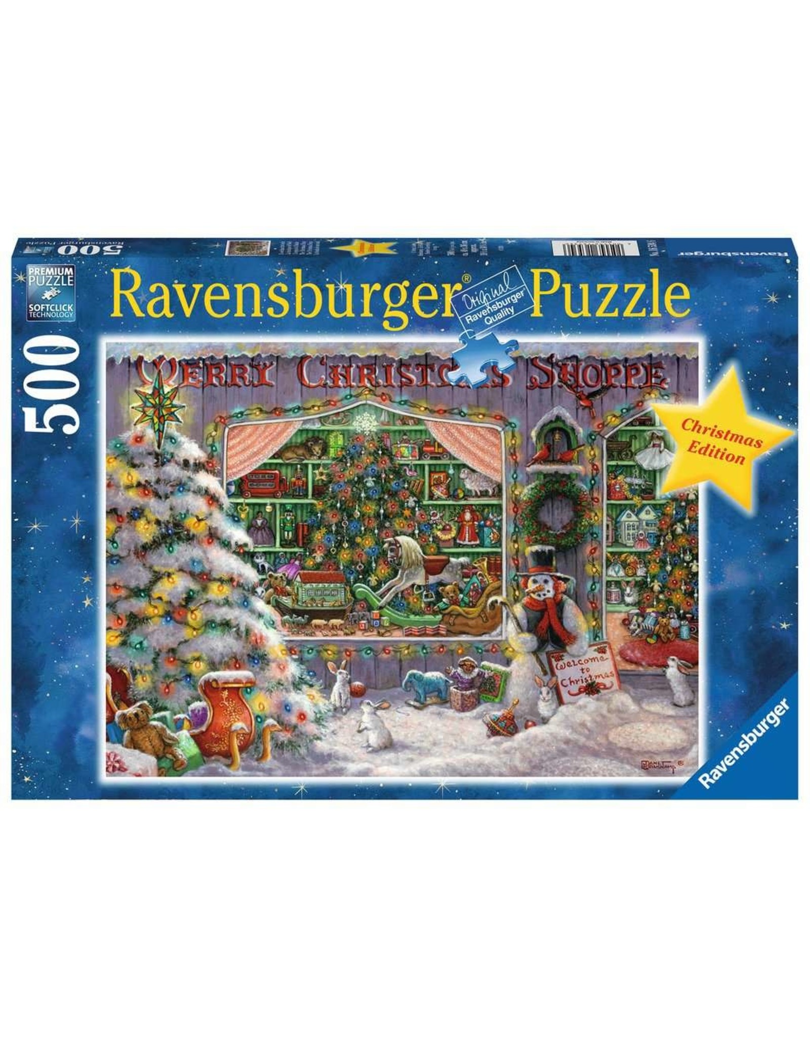 Ravensburger Ravensburger Puzzel 165346 The Christmas Shop 500 stukjes