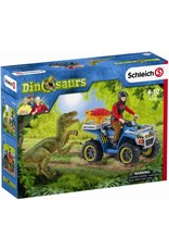 Schleich Schleich Dinosaurs 41466 Vlucht van Velociraptor op Quad