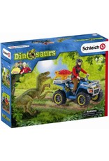 Schleich Schleich Dinosaurs 41466 Vlucht van Velociraptor op Quad