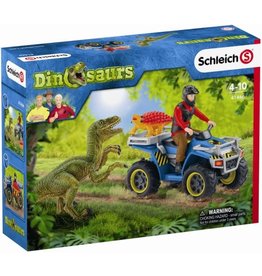 Schleich Schleich Dinosaurs 41466 Vlucht van Velociraptor op Quad