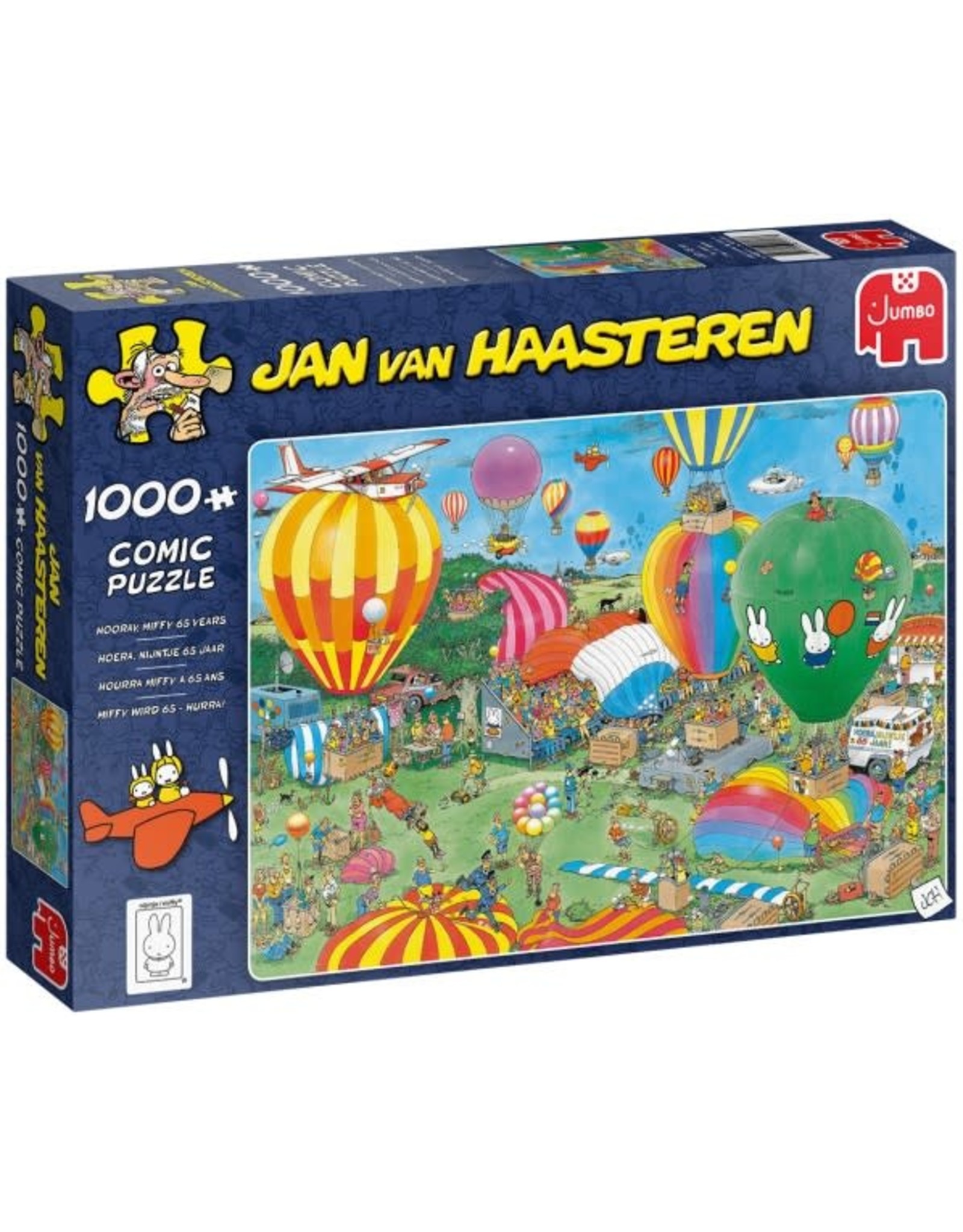 Jumbo Jumbo Puzzel Jan van Haasteren 20024 Hoera Nijntje 65 Jaar 1000 stukjes