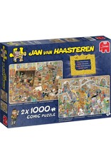 Jumbo Jumbo Puzzel Jan vanHaasteren 20032 Museum Bezoek en het Rariteitenkabinet 2 x 1000 stukjes