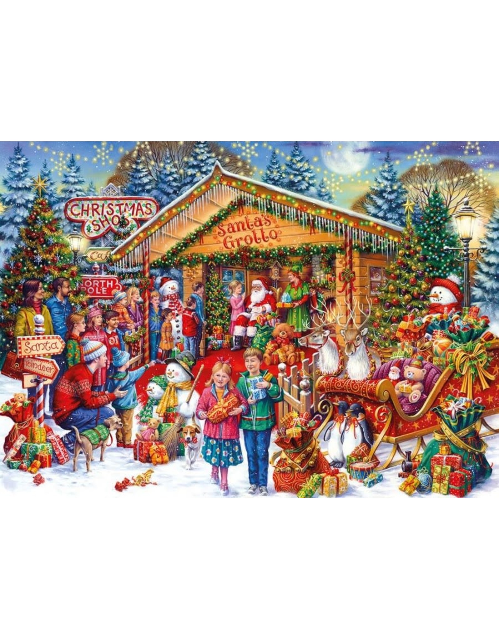 Gibsons Gibsons Puzzel G2020 This Way to Santa  1000 stukjes