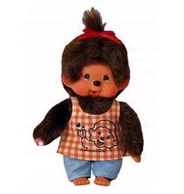 Monchhichi Monchhichi Meisje met Oranje Shirt 20cm