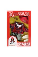 Monchhichi Monchhichi Boutique Geruit Shirt met Broek