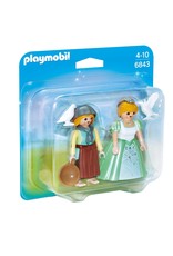 Playmobil Playmobil Duopack 6843 Prinses en Dienstmeisje