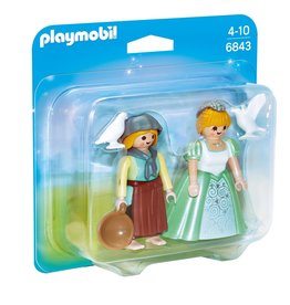 Playmobil Playmobil Duopack 6843 Prinses en Dienstmeisje