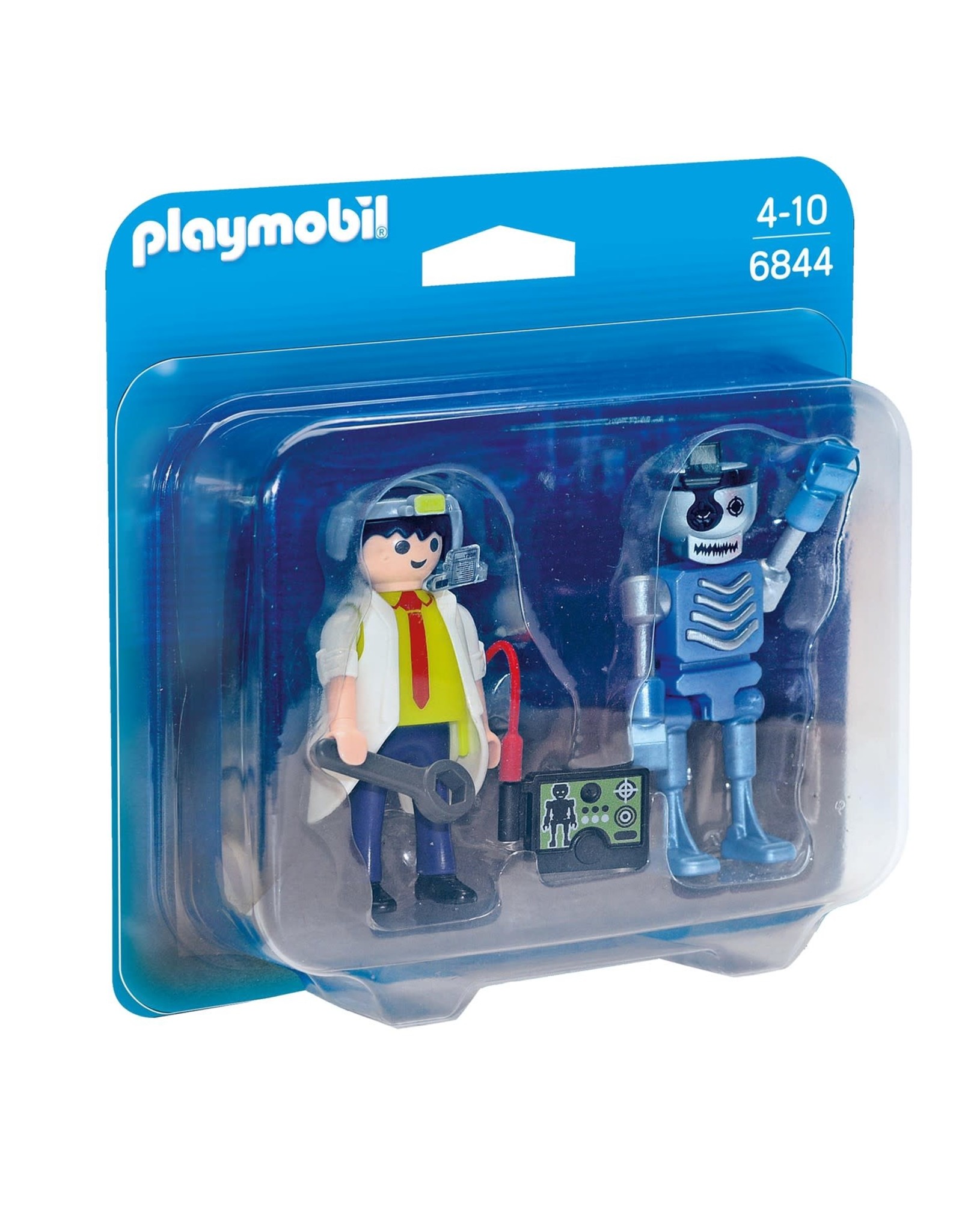 Playmobil Playmobil Duopack 6844 Uitvinder en Robot